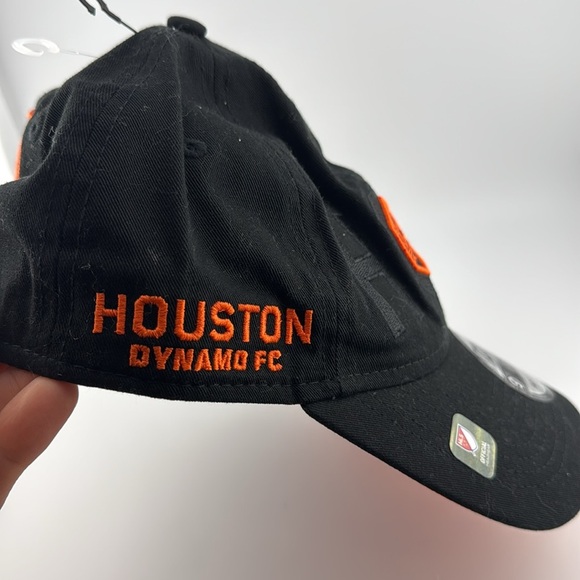 NWT Houston Dynamo
Team 9TWENTY Adjustable NEW ERA Black Orange Cap Hat OSFM - Picture 5 of 13